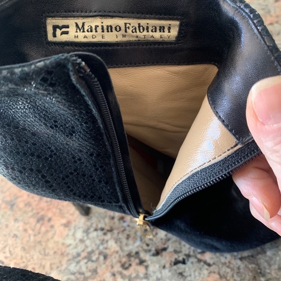 Marino Fabiani Black stiletto shoes made in Italy. Size 6. - Picture 2 of 5